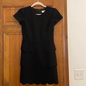 Black Scallop Dress